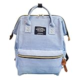 【Grandir】 がまぐち リュック レディース 大人可愛い マザーズバッグ 大容量 通勤 通学 選べるカラー11色 (スカイブルー)