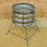 ふるい：らくらく土フルイスタンドBタイプ （フルイ付き） ノーブランド品