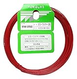 WAKI カラーワイヤー #20X16m 赤 HW-098
