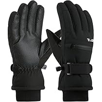 Amazon | スキーグローブ メンズ 防寒手袋 スノーボードグローブ 防寒