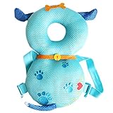 Emfay 赤ちゃん 転倒防止 リュック 幼児 ベビー 頭 ガード ごっつん防止 クッション よちよち歩き ぬいぐるみ 出産祝い メッシュ 犬