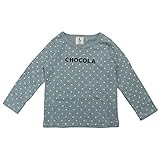【秋冬物】 chocola(ショコラ) 天竺ドット総柄長袖Tシャツ 120cm /杢グレー NO.CH-9994-13109