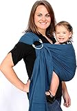 Maya Wrap Lightly Padded Ring Sling - Twilight Blue - X Large by Maya Wrap