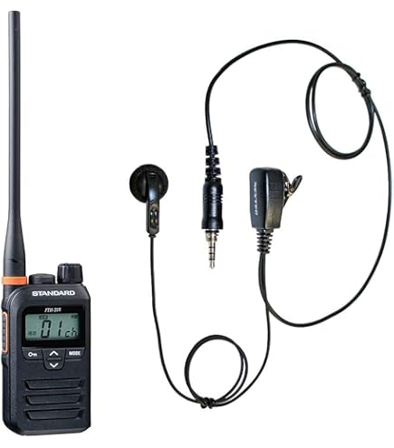 スタンダード 特定小電力トランシーバー FTH-314×2台 イヤホンマイク付 Amazon | スタンダード FTH-314 + 対応 防水ジャック式イヤホンマイク