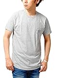 フルーツオブザルーム (FRUIT OF THE LOOM) サークルロゴ プリント Tシャツ 半袖 メンズ (S, ブラック)