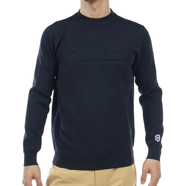 Amazon | [アドミラル ゴルフ] セーター 裏地付 カモフラ クルーネック