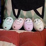 Mini Hand Smiling Face Warmer for冬アウトドアインドア使用、USB電源銀行変更double-side熱Keep Warm、昆虫Night Light Warmer ブル