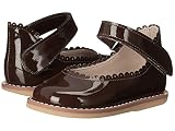 [エレファンティート] Elephantito Ballerina (Infant/Toddler) フラットシューズ Patent Brown 5 Toddler(12.1cm) - M [並行輸入