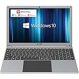 GLM 薄型 ノートパソコン 15.6インチ 大画面 PC テンキー 搭載 日本語キーボード　 WPS Office / Windows 10 / Celeron /メモリ 8GB / SSD 256GB / WIFI / USB3.0 / HDMI