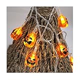 Pinji イルミネーション 電池式 ハロウィン 飾り カボチャ イルミネーションライト 電池式 2M 20LED 電飾 ライト パーティー小物 結婚式 屋外