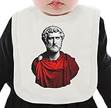 Marcus Aurelius Bust ネクタイを有する有機ビブ Medium