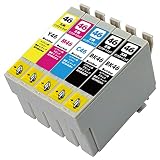 IC46 (BK×2/C/M/Y) 5本セット「 サッカーボール 」エプソン用 純互換インクカートリッジ 残量表示 最新ICチップ Morishop製 IC4CL46 PX-101 PX-401A PX-402A PX-501A PX-A620 PX-A640 PX-A720 PX-A740 PX-FA700 PX-V780