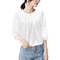 Amazon | [アッドルージュ] ブラウス レディース 半袖 スーツ インナー