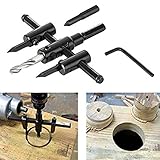 HKUN 円切り サークルカッター DIY 工作 工具 木工用 ドリル（30mm-120mm）
