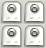 ベスト ステンレス棚柱用パーツ エンドキャップ 4個入り 16-154