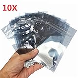 10個入り70x100mm ESDアンチスタティックシールドはロックパッキングストレージバッグジップ