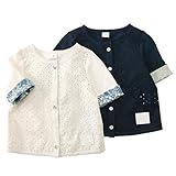 dolcina 7分袖カーディガン(80～130cm) キムラタンの子供服 ネイビーブルー 100 ( 33239x33439-151b )