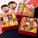 ベルーナグルメ おせち料理 2026 結 (2-3人前 全46種 和三段重 冷凍) 予約 プレゼント付