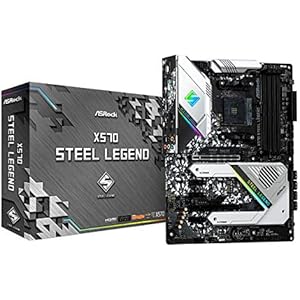 ASRock マザーボード X570 Steel Legend AMD Ryzen 5000 シリーズ CPU ( Soket AM4 ) 対応 X570 ATX マザーボード 【国内正規代理店品】