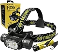 NITECORE HC68 USB充電式LED多用途ヘッドランプスポットライトと広角ライト機能携帯用ランプ 车灯 ライト手持ちランプ徒歩登山キャンプ【CREE XM-L2 U2 白色LED 赤色補助LED 搭載/明るさMAX：2000ルーメン / CR123A×2本 or 18350×1本】 + 3500mAh 特製 充電プール」は「LEDヘッドランプ電灯-温度調整可能、ターボモード、スペシャルモード、補助ライト、インテリジェントなストレージ機能を備え、屋内の屋外での使用に最適