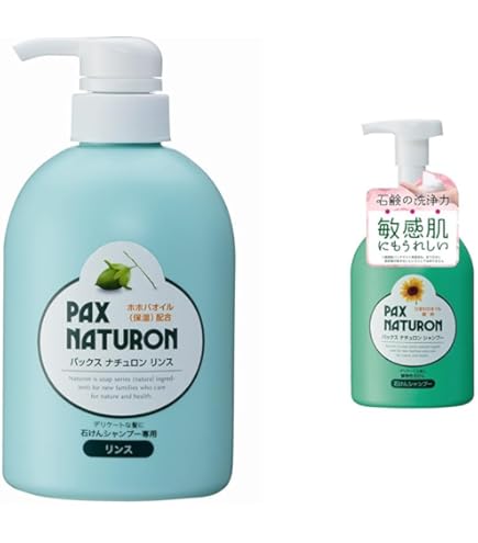 Amazon | パックスナチュロン泡状ポンプ式シャンプー500ML × 5個