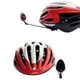 Liebeye 自転車ヘルメット 反射鏡 360°回転 自転車ヘルメットリアビューミラー