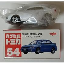 トミカ　インプレッサ　No.54 丸目　WRX 　タカラトミー　改造 Amazon | トミカ (ブリスター) No.54 スバルインプレッサWRX