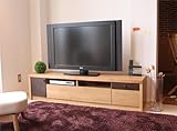 木製テレビボード180センチ幅 HOMA(ホマ) ナチュラル色 完成品 安心、信頼の(日本製)