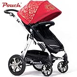 高い視点, ベビー 乳母車, ベビーカー, 折り畳み式の , サスペンション, 四輪, 双方向の実装 (B5)