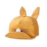 Cutelove 日よけ帽子 ハット 子供 猫柄 メッシュキャップ 男女兼用 紫外線対策 日焼け止め 熱中症対策 お出かけ 鳥打ち帽子 つば広 野球帽 お耳付き 可愛い帽子