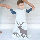 Wee Urban Cozy Basics 4 Season Baby Sleeping Bag, Mist Deer, Small 0-6m by Wee Urban