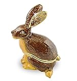 Objet D'Art Release #162 "The Riverine Rabbit" Critically Endangered Species Rabbit Handmade Jeweled