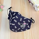 マスク mask 洗える 風邪 花粉 アレルギー 予防ＵＶカットマスク　綿　 (紺青)