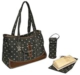 Kalencom Week-Ender Diaper Bag, Fleur de Lis Black by Kalencom [並行輸入品]
