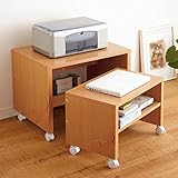 【Disney】ディズニー　多機能プリンターワゴン　ミッキーマウス　ホワイト