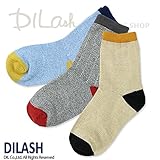 (ディラッシュ) DILASHクルーソックス（ＭＩＸ）/秋 S(13～15cm) ブルー