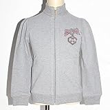 (グッチ) GUCCI KIDS 長袖ジャケット グレー ハートWG リボンラインストーン WG柄 293207 X8856 1578 #8A [並行輸入品]