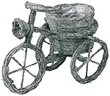 大橋新治商店 自転車型 藤プランター ラタンバスケット バークサイクル D4号 33-304
