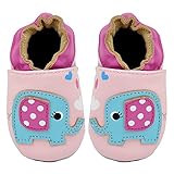 Kimi + Kai Kids Soft Sole Leather Crib Bootie Shoes - 12-18 Months