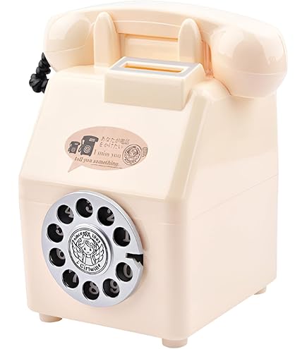 アンティーク 貯金箱 ジャンク 鉄製 Amazon.co.jp: 貯金箱 公衆電話 500円玉 ダイヤル式 昭和 80's