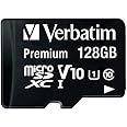 Verbatim バーベイタム 128GB UHS-I microSDXCカード フルHD 高速ビデオ SDアダプター付く(最大読出スピード:300X - 45MB/s)