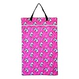 Large Hanging Wet Dry Bag for Baby Cloth Diapers or Laundry (Zebra) by Ecoable