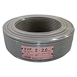 テイコク VVF ケーブル 2CX2.0mm  灰色 100m巻