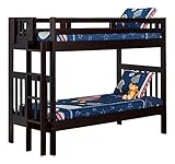 Cascade Bunkbed, Twin Over Twin, Espresso [並行輸入品]
