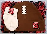 NC State Wolfpackフットボールキャップand Socksベビーギフトセット