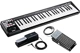 Roland/A-49 BK [ダンパーペダル DP-10 + エクスプレッション・ペダル EV-5 セット！] 49鍵MIDIキーボード(A49)