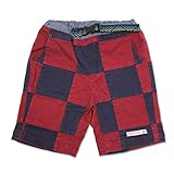 クリフメイヤー キッズ パッチワークショーツ 110cm NAVY/RED 1458805K