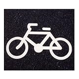 アトムハウスペイント フロアサイン 自転車マーク 幅62cm×高さ35cm