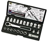 KD Tools KDT8921 21 PIece GearRatchet Combination SAE and Metric Socket Set