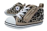 (コンバース)CONVERSE 7CK981 7CK982 オールスター レオパードファー ファーストシューズ ベビー 12.0cm 7CK981(BROWN)